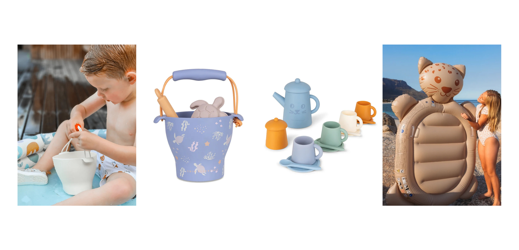 White Grey Modern Elegant Photo Collage Love Personal Wraparound Mug-2